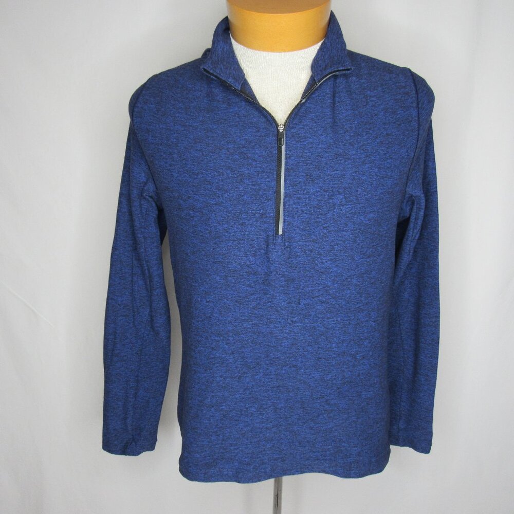 Lululemon 1/2 Zip SURGE WARM Pullover Heather Blue Men's S Small